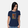 Timmy Has A Visitor-womens basic tee-Steven Rhodes