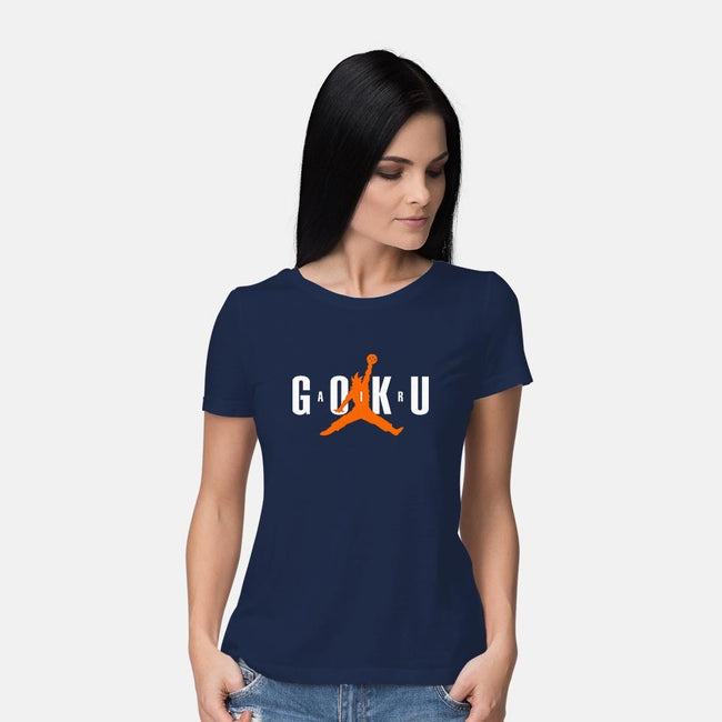Air Saiyan-womens basic tee-OtakuTeez