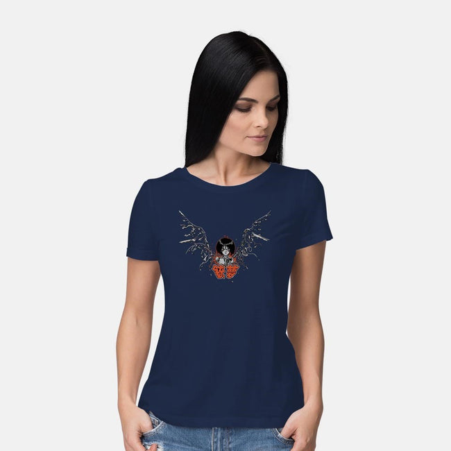 Scrapyard Angel-womens basic tee-Kat_Haynes
