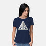 Deathly Impossible-womens basic tee-Retro Review