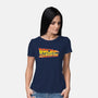 Back To The Weekend-womens basic tee-drbutler