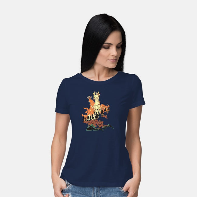 Unfinished Ruin-womens basic tee-Adams Pinto