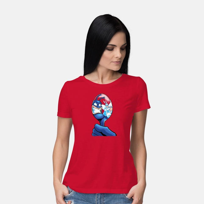 Honk If You Love Selfies-womens basic tee-DauntlessDS
