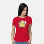 Punch-Aid-womens basic tee-KindaCreative