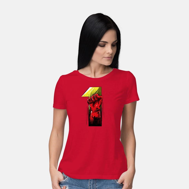 1 Punch!-womens basic tee-Gil
