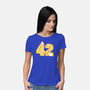 Cheese Is The Answer!-womens basic tee-drbutler