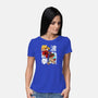 Mini Fighters-womens basic tee-mankeeboi