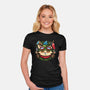 Teemo On Duty-womens fitted tee-Bamboota