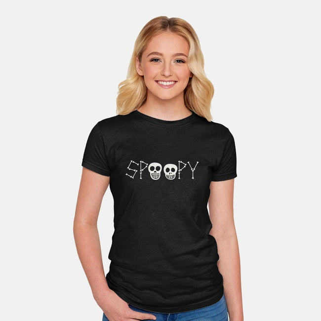 Spoopy-womens fitted tee-Beware_1984