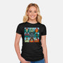 The Spooky Bunch-womens fitted tee-RBucchioni