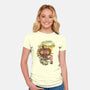 Ukiyo-E Majora-womens fitted tee-dandingeroz