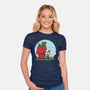 Nougats-womens fitted tee-zerobriant