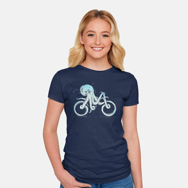 Cephalo-cycle-womens fitted tee-Alan Maia