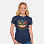 Teemo On Duty-womens fitted tee-Bamboota
