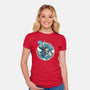 Marty Kart-womens fitted tee-Obvian
