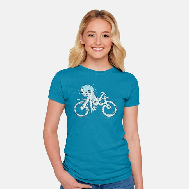 Cephalo-cycle-womens fitted tee-Alan Maia