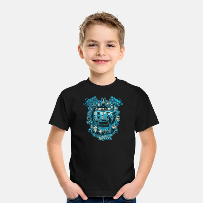 Awesome 80s-youth basic tee-Letter_Q