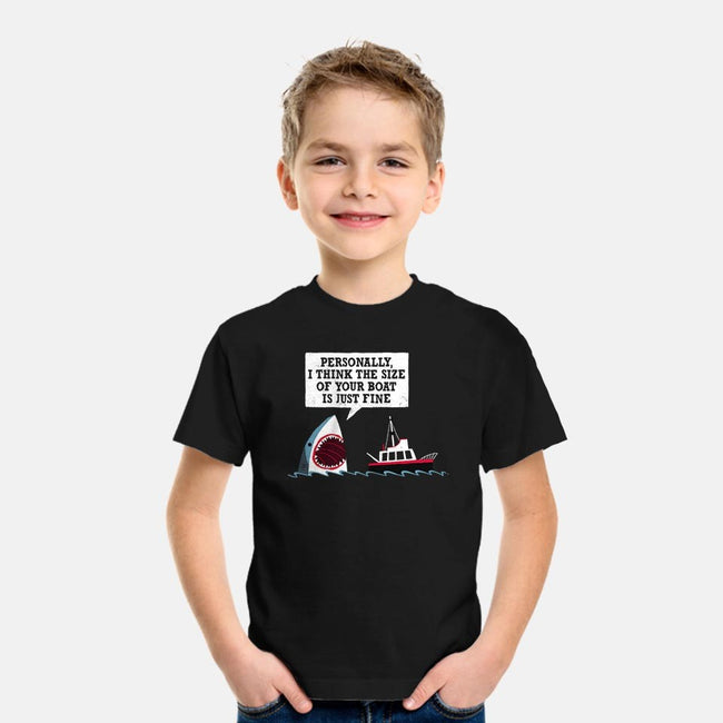 Polite Jaws-youth basic tee-DinoMike