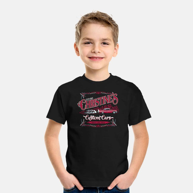 Christine's Custom Cars-youth basic tee-Nemons