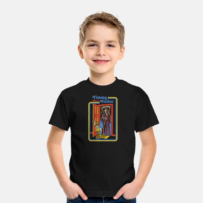 Timmy Has A Visitor-youth basic tee-Steven Rhodes