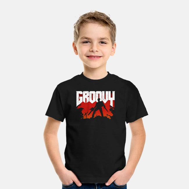 Groovy and Doomy-youth basic tee-Manoss1995