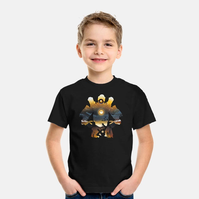 Grappling Robot-youth basic tee-dandingeroz
