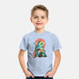 Ukiyo-E Hyrule Hero-youth basic tee-dandingeroz