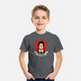Socially Distant Girl-youth basic tee-Boggs Nicolas