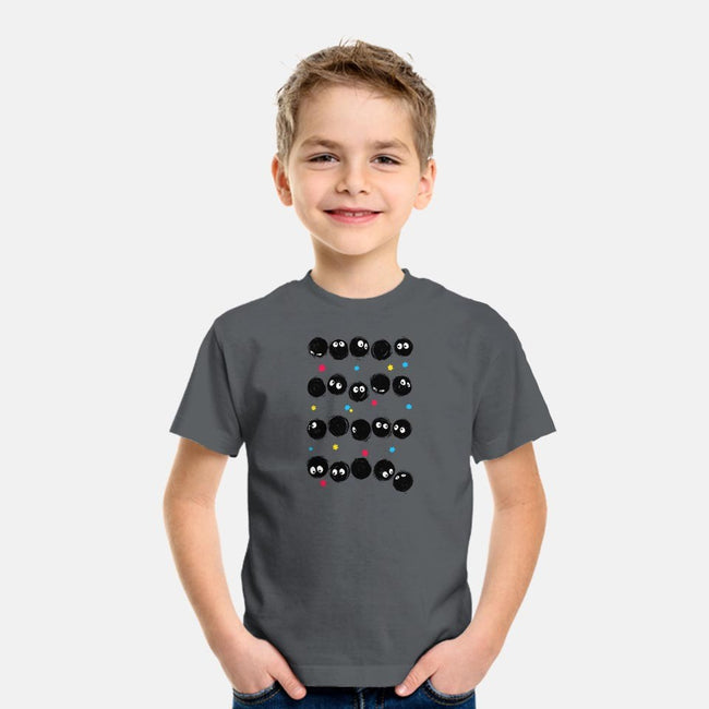 Susuwatari Stripes-youth basic tee-BlancaVidal