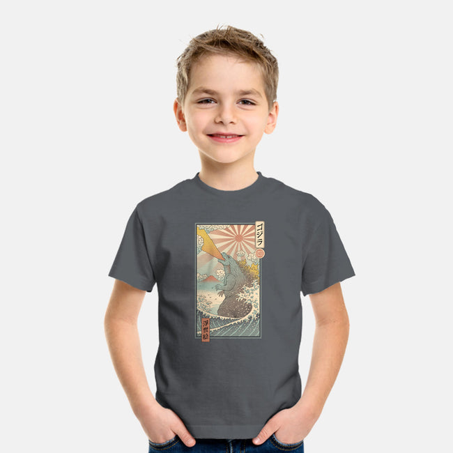 King Kaiju Ukiyo-E-youth basic tee-vp021
