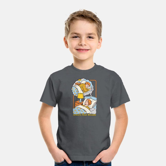 Achieve Your Dreams-youth basic tee-Steven Rhodes