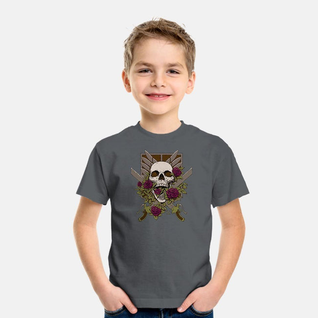 Wings of Freedom-youth basic tee-Crumblin' Cookie