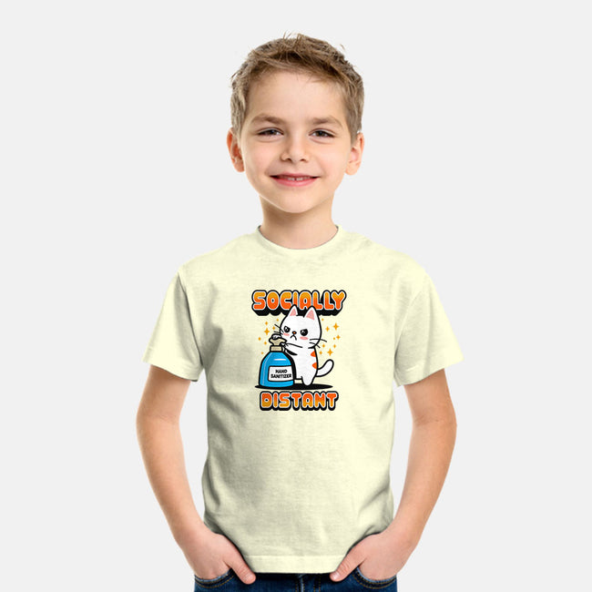 Socially Distant-youth basic tee-Boggs Nicolas