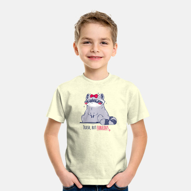 Trash But Fabulous-youth basic tee-ChocolateRaisinFury