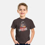 Leave Me Alone With My Pizza-youth basic tee-eduely