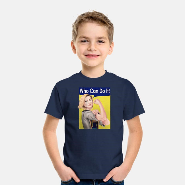 Who Can Do It!-youth basic tee-MarianoSan