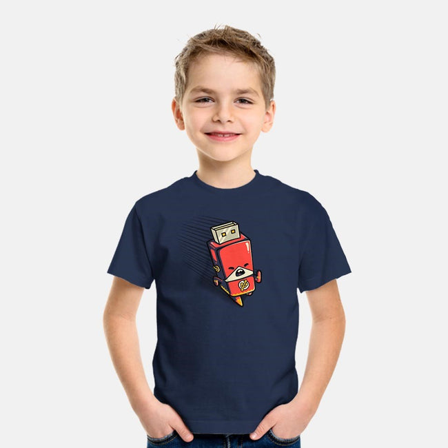 Flash Drive-youth basic tee-Wenceslao A Romero