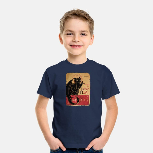 Le Dragon Noir-youth basic tee-YoukaiYume