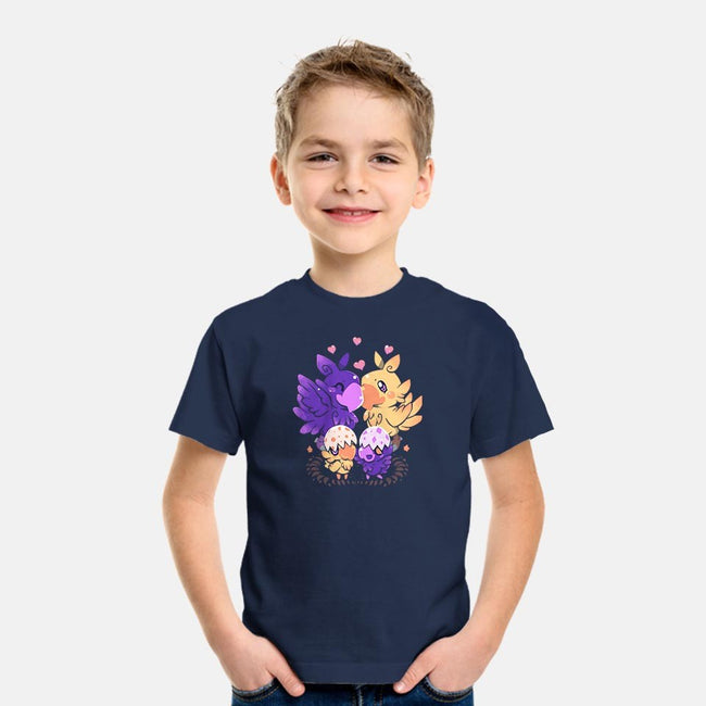 Loving Choco Family-youth basic tee-TechraNova