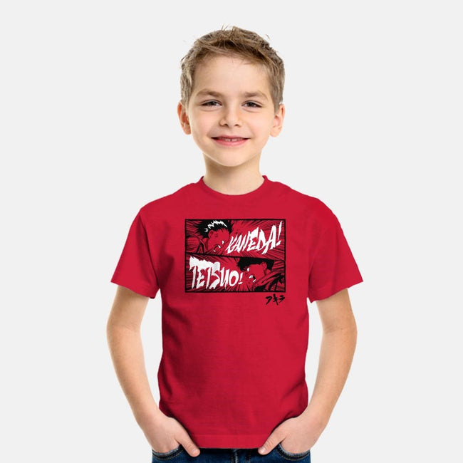 Kaneda! Tetsuo!-youth basic tee-demonigote
